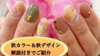秋、秋、秋！！秋カラー＆秋デザインを解説付きでご紹介します。