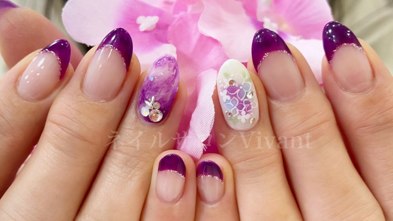 アジサイネイル