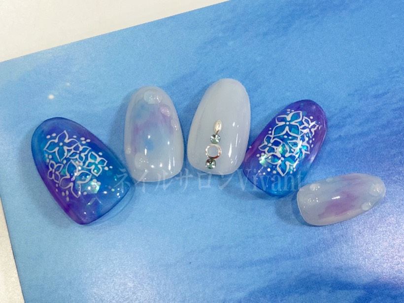 アジサイネイル