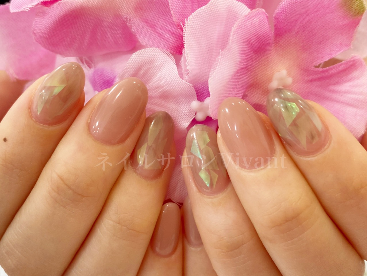 オーロラフィルムネイル