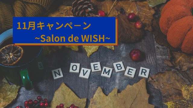 11月キャンペ－ン~Salon de WISH~