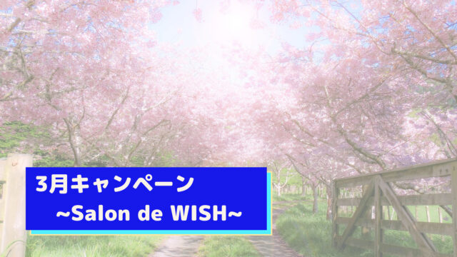3月キャンペーン~Salon de WISH~