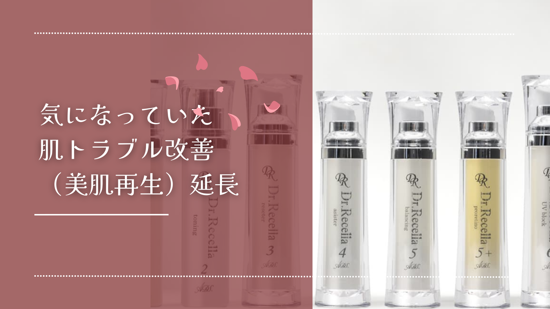 気になっていた肌トラブル改善（美肌再生）延長
