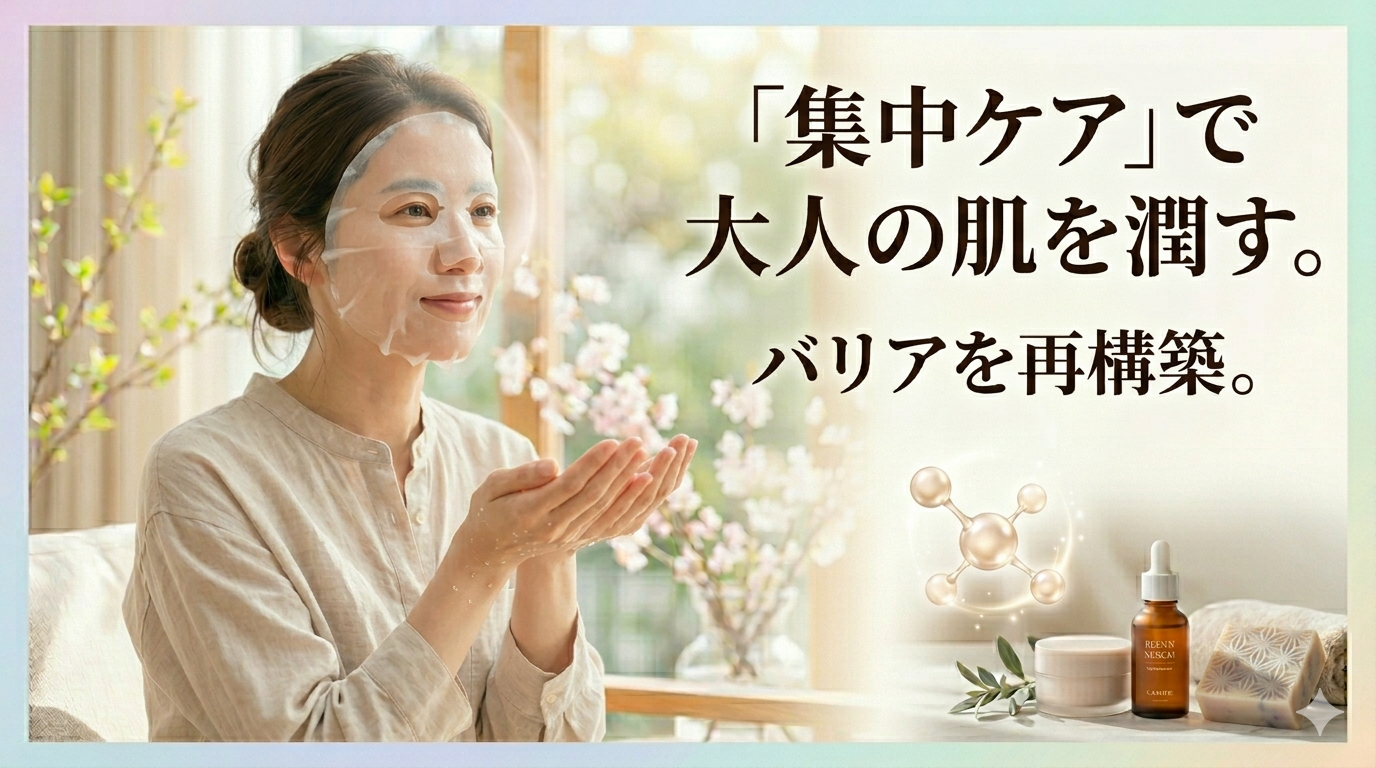 「守りの保湿」でバリアを再構築する