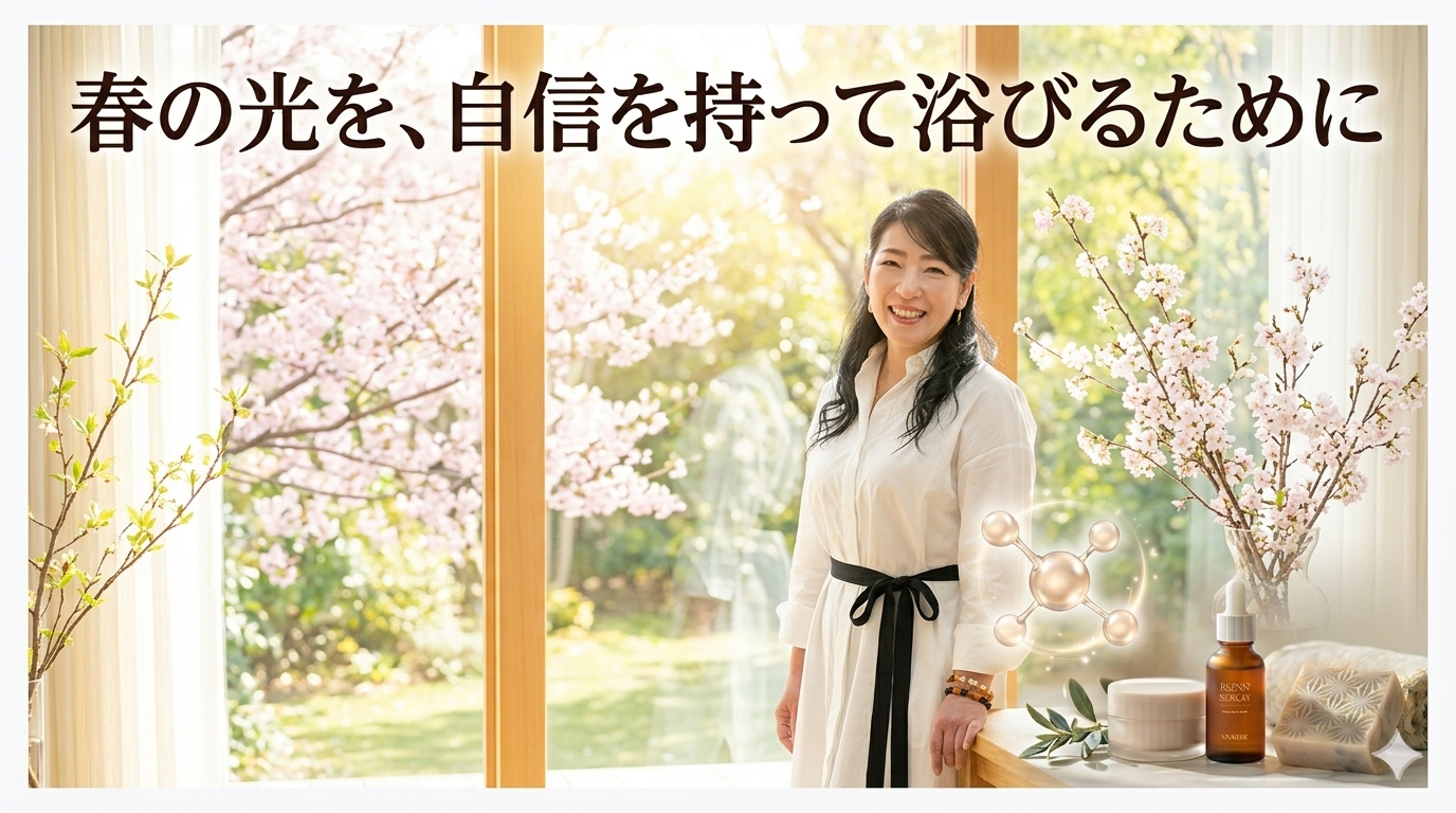 春の光を、自信を持って浴びるために