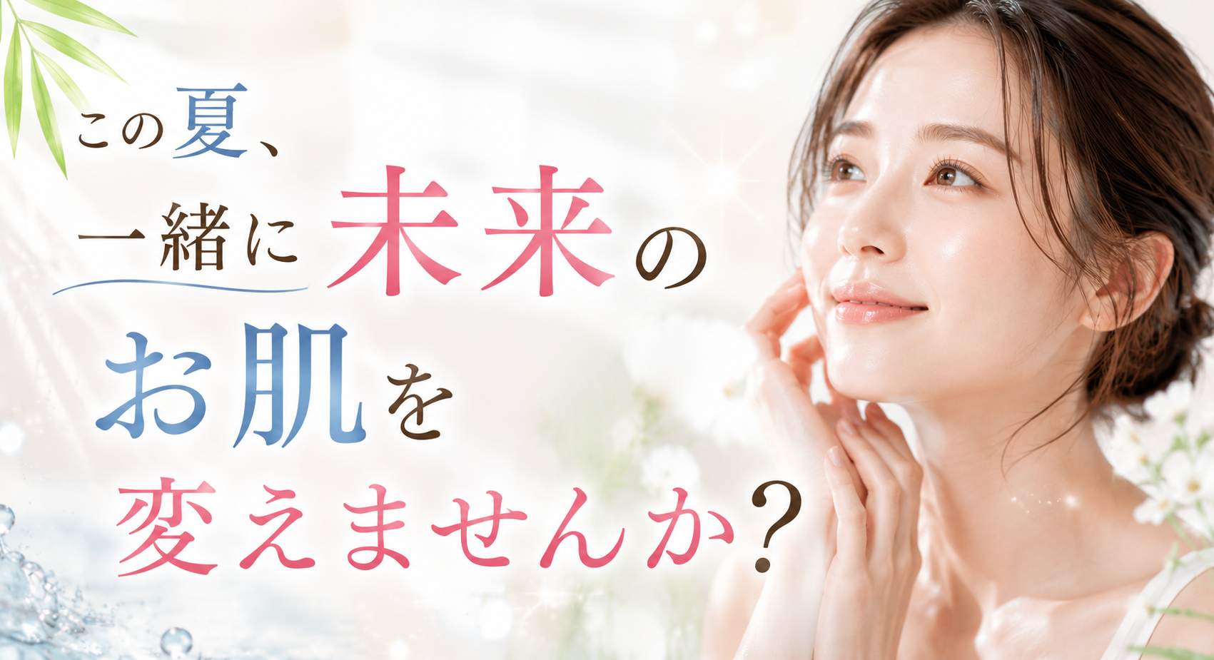 この夏、一緒に未来のお肌を変えませんか?