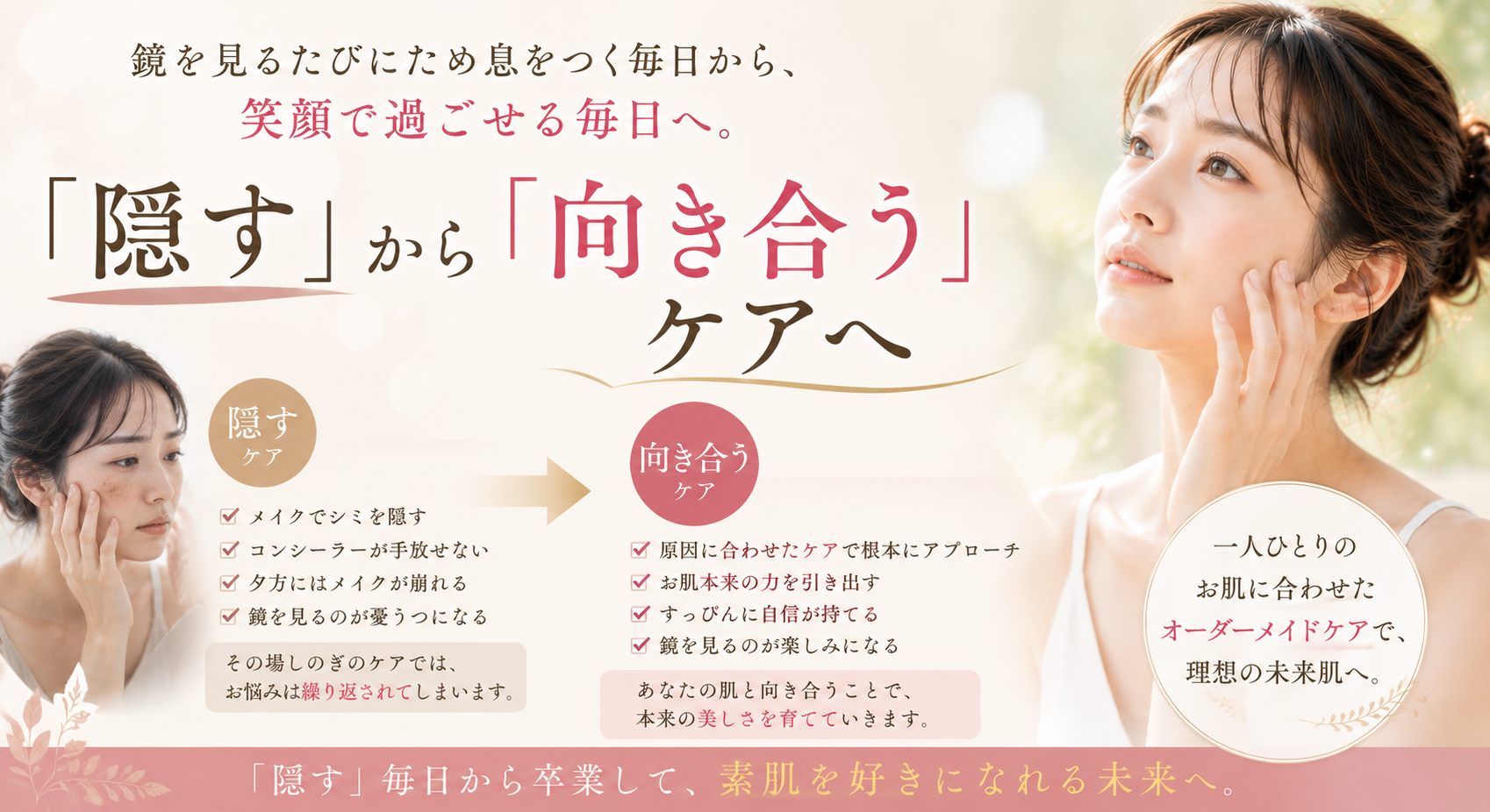 「隠す」から「向き合う」ケアへ