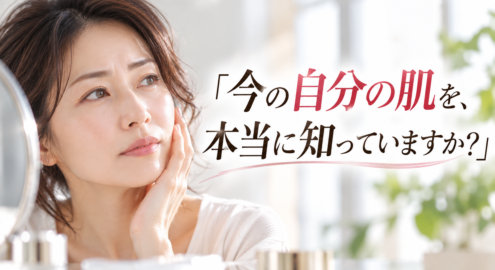「今の自分の肌を、本当に知っていますか?」