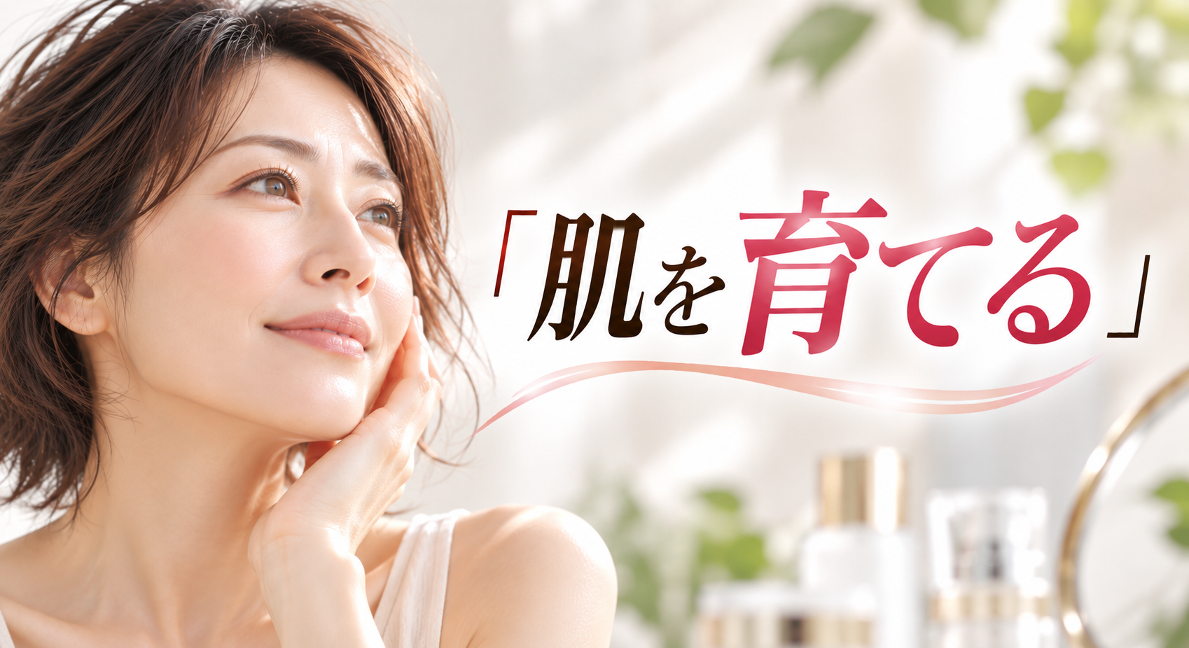 「肌を育てる」