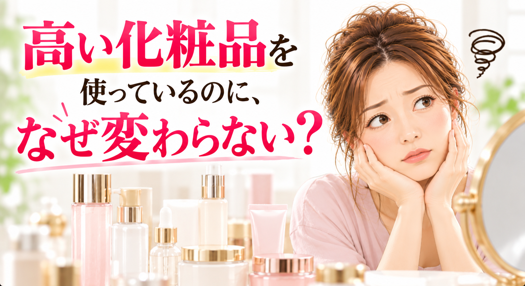 高級化粧品でも変わらない悩み